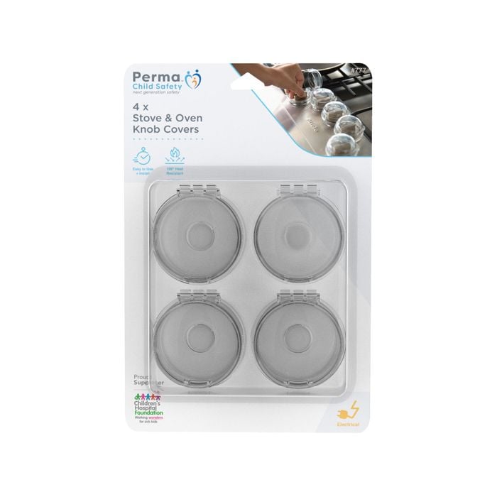 Perma Child Safety Stove Knob Covers - 4 Pack