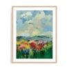 Artey | Green Meadow II - Framed Print - Natural Frame - 60 x 75cm