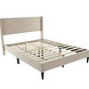 Breezy Bed Frame Beige - Queen