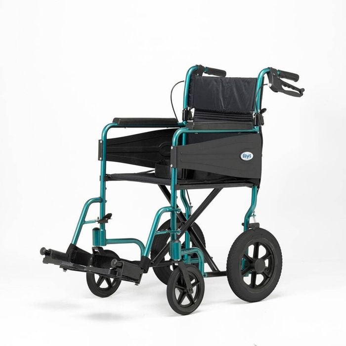 Escape Wheelchair, Transit Attendant Propelled, Standard, Racing Green