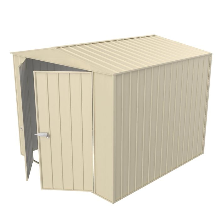 Build-a-Shed  2.3 x 2.3 x 2.3m Gable No Side Doors Shed - Cream