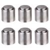 6PK Bartender Stainless Steel Wine Bottle Stopper - Silver