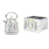 Laura Ashley Elveden 1.7l Electric Kettle And 4 Slice Toaster Combo White
