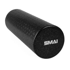 Smai Massage Foam Roller - Half Length Firm - Black