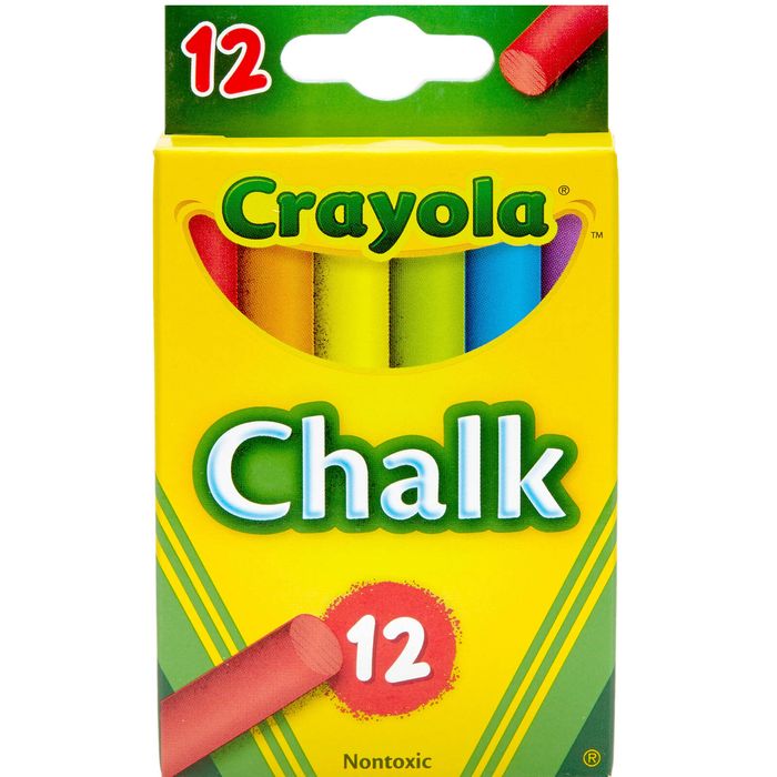 Crayola Assorted Chalkboard Sticks - 12 Pack