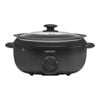 Morphy Richards 6.5L Sear Stew Slow Cooker Variable Heating Matte Black