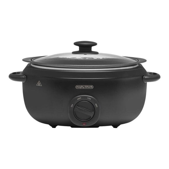 Morphy Richards 6.5L Sear Stew Slow Cooker Variable Heating Matte Black