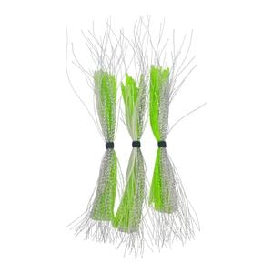 Dekoi Krystal Lure Skirts, Silver Chartruese, Qty 3