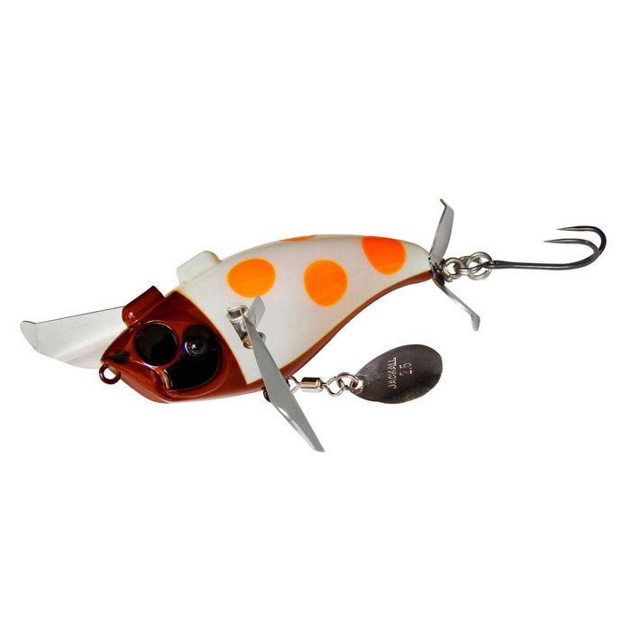 Jackall Pompadour Bakuon Custom Floating Topwater Fishing Lure Glow Chocolate Stars