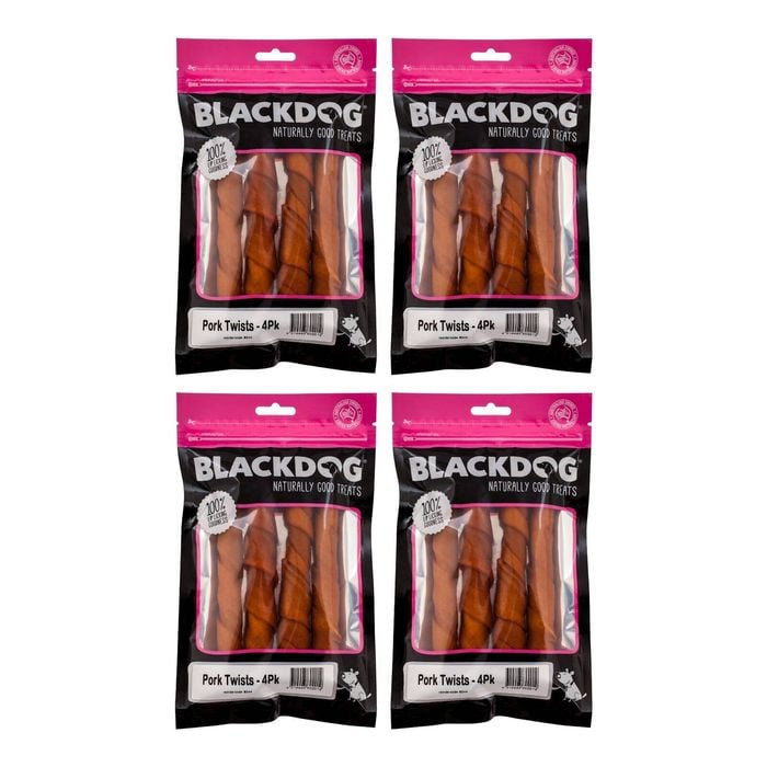 Blackdog Pork Twists - 4 Pack B244x4