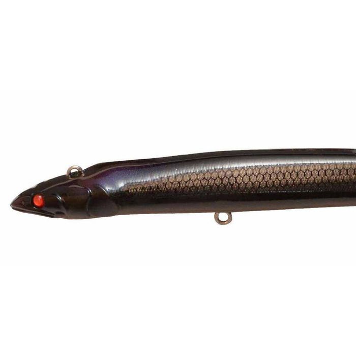 Megabass Eeler 9.4" 125mm 1oz Multi Jointed Silent Swimbait Fishing Lure Black Eel