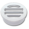 Kinetic 50mm Chrome Plated Round Floor Grate