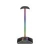 New Bee USB LED RGB Light Bar Headphones Stand with 2 charging ports