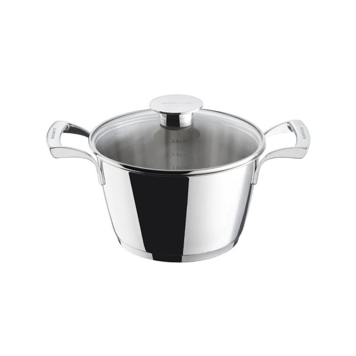 Bugatti Italy 2.0L/20cm Stainless Steel Casserole With Glass Lid