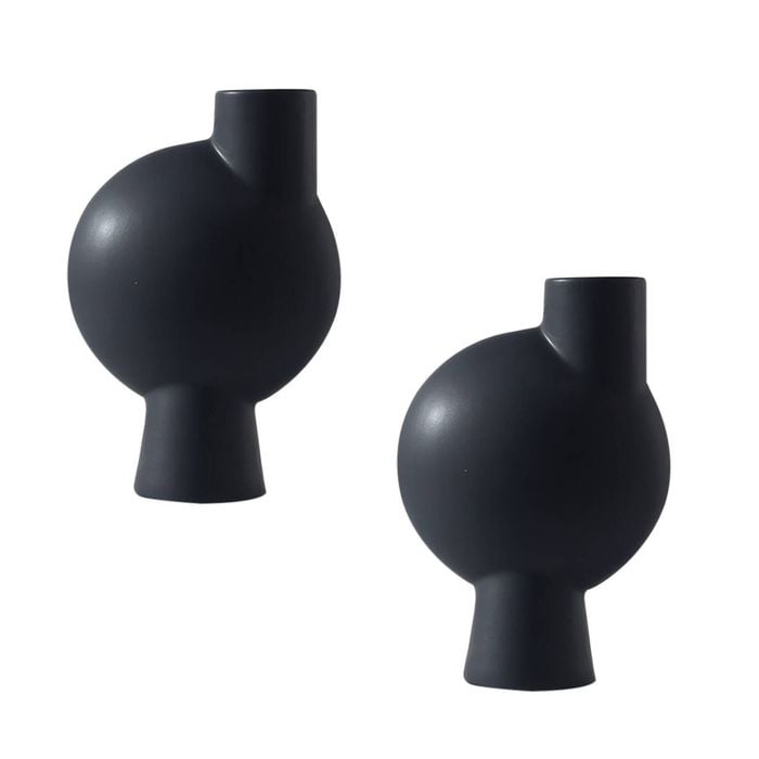 SOGA 2X 17.8x26.7cm Abstract Vase Set