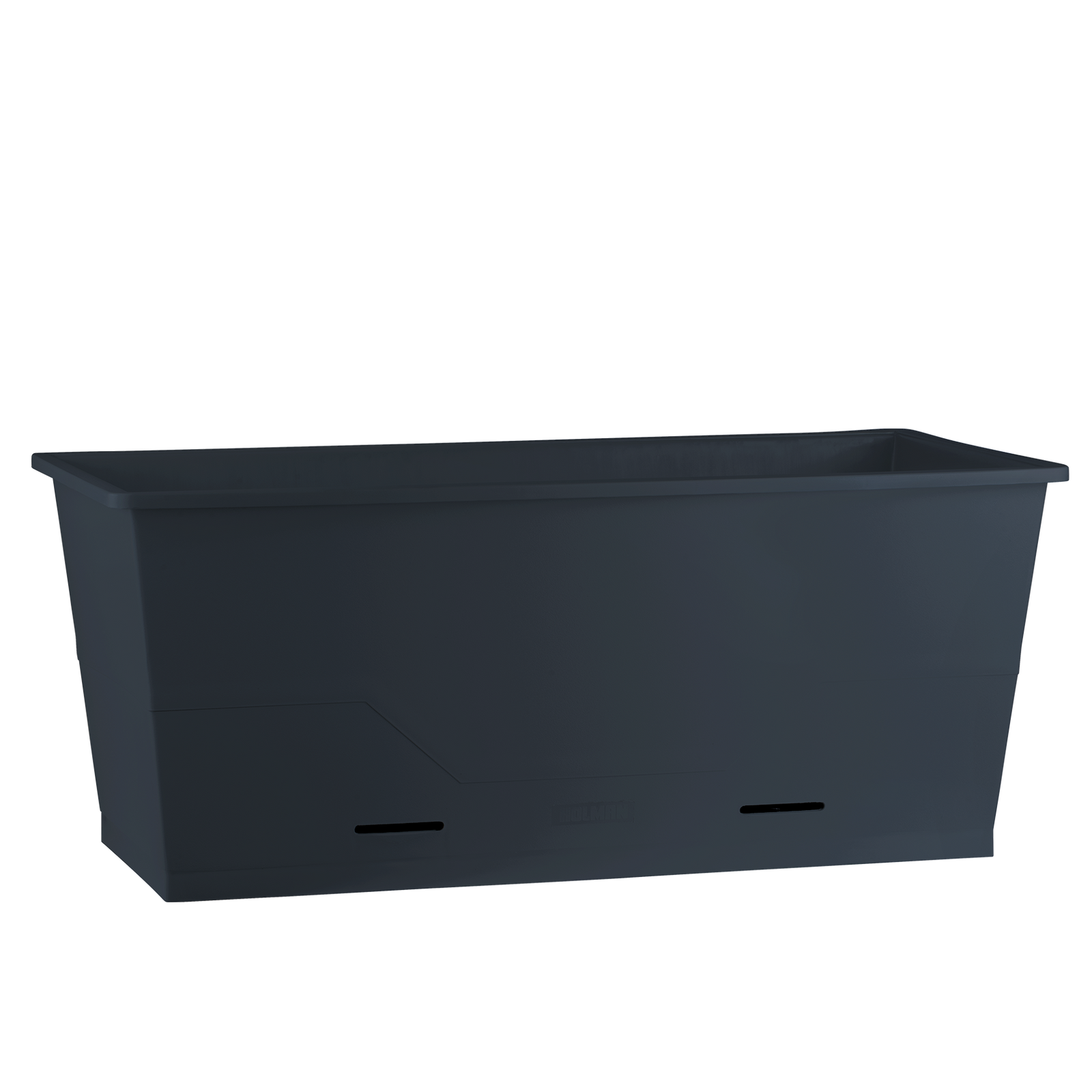 Holman 770 x 370 x 325mm Black Large Self-Watering Modern Planter