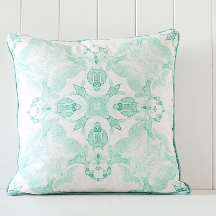 Rayell Indoor Square Cushion Illusion Green 45x45cm