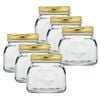 6x Pasabahce Homemade 300ml Glass Preserve Jar Food Storage Container w/ Lid CLR