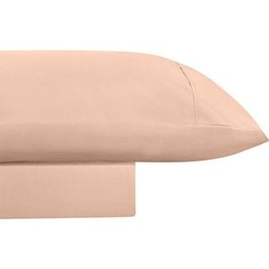 Odyssey Living Breathe Cotton Bed Sheet Set King Single Light Clay