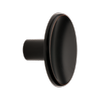 Lane Matte Black/Brass Cabinet Round Knob