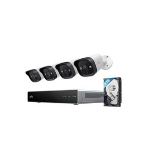 Eufy E40 NVR POE 24/7 Security System - 4 x Bullet Cameras