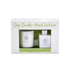 2pc Tilley Classic White Coconut & Lime 160g Candle 75mL Reed Diffuser Pack