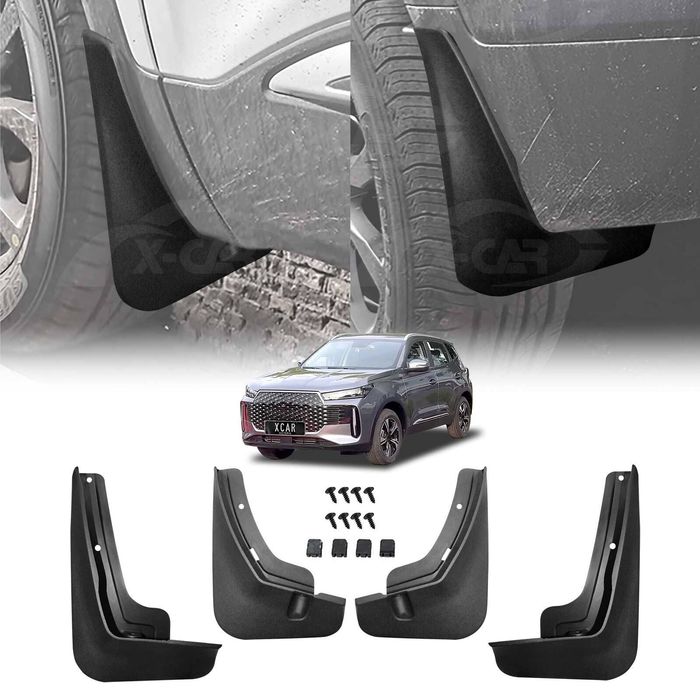 Mud Flaps Splash Guards For Chery Tiggo 4 Pro 2024-onwards Mudguard Fender Front And Rear Set Of 4