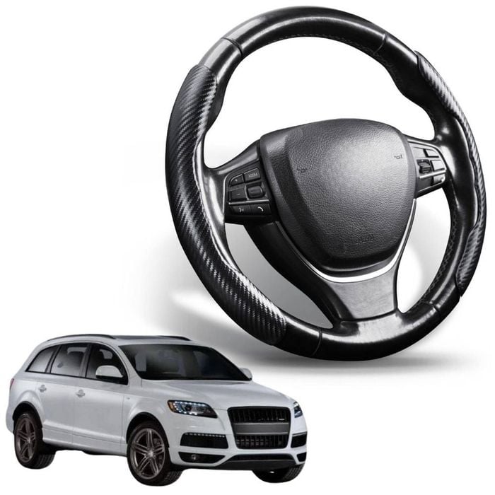 Segmented Steering Wheel Cover for Audi Q7 SQ7 2005 - 2015 4L