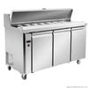 Thermaster SLB150 three door Sandwich Bar Fridge