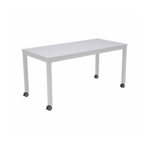 Olg Axis Mobile Table White Frame White Top L1800mm X W600mm