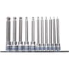 Kincrome 11 Piece 1/4" and 3/8" Drive Metric Long Series Ball-End Hex Socket Set