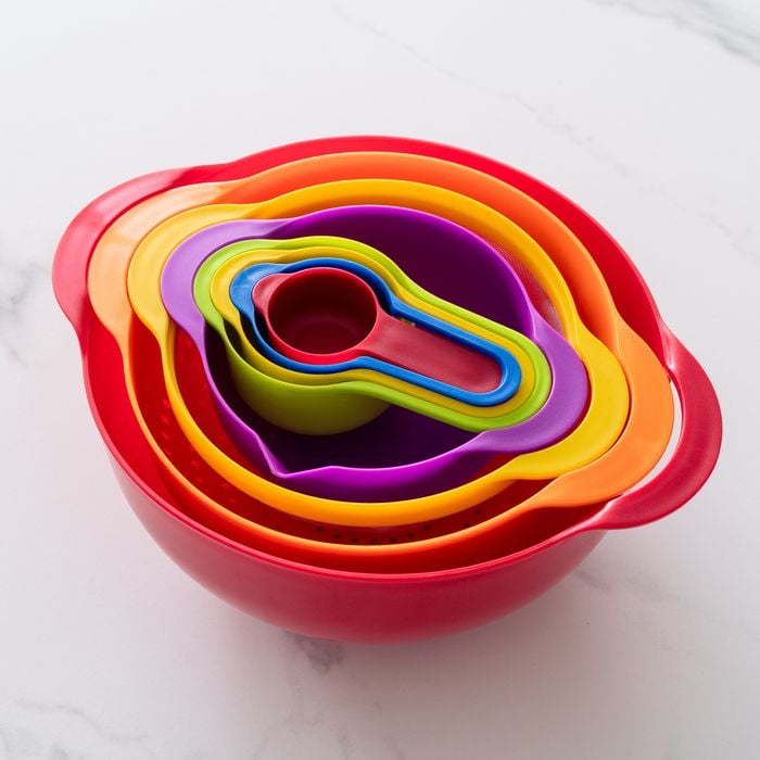 Living Today 8 Piece Measuring & Mixing Bowl Set Multicolor