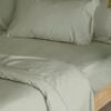 Bedding Co. Organic Bamboo Fitted Sheet 350TC Sage Green Queen