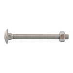 Zenith M12 x 120mm Stainless Steel Cup Head Bolt And Nut