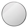 Barelli 110 x 110cm Black Flynn Round Framed Mirror