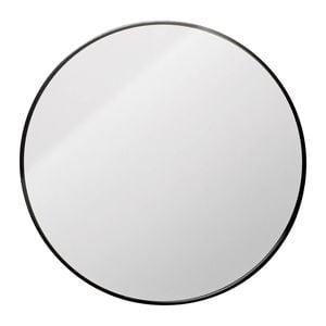 Barelli 110 x 110cm Black Flynn Round Framed Mirror