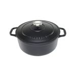 Chasseur Round French Oven 28cm - 6.1L Matte Black