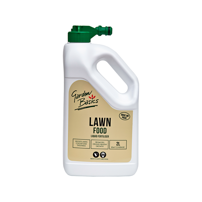 Garden Basics 2L Hose On Pack Liquid Fertiliser Lawn Food