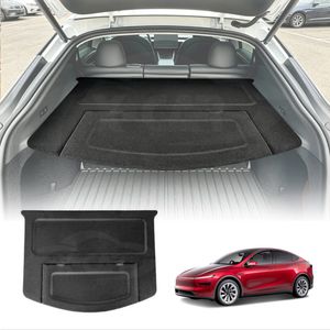 Car Trunk Shade for Tesla Model Y Juniper 2025-Onwards Rear Boot Cargo Luggage Cover Board