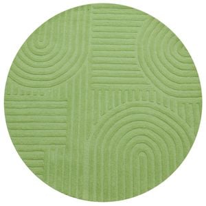 Contemporary Handwoven Wool Rug-Unity 6230-Pista Green-160x160cm