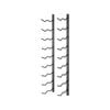 Two Bottle Deep Wall Mounted Wine Rack  - 18 Bottles