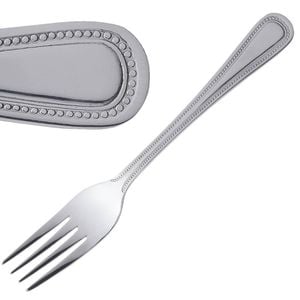 Olympia Table Fork Bead Cutlery 12 Pack Stainless Steel Commercial Grade