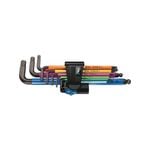 Wera Hex-Plus + Ball End Multicolour Metric 9 Piece L-Key Set