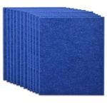 iDEER LIFE Acoustic Foam 12Pcs Sound Absorbing Panels Wall Tiles Square Blue
