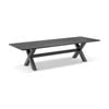 Tahitian 3m Outdoor Aluminium Rectangle Dining Table Charcoal