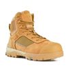Bata Industrials Wheat Avenger Mid Cut Lace/Zip Safety Boots - Size 3