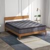 King Single Pillowtop Mattress - Bamboo Charcoal Pocket Spring Hybrid Comfort Charcoal King Single