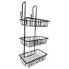 Barelli Black Over-Screen Bathroom Shower Caddy