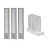 Click 200mm Silver Rechargeable Magnetic Cabinet Light - 3 Pack