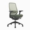 Desky CoilFlex Ergonomic Office Chair - Dark Green with No Headrest